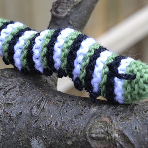 Monarch Caterpillar and Chrysallis Pattern