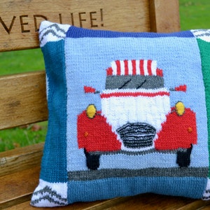 2CV Cushion Knitting Pattern