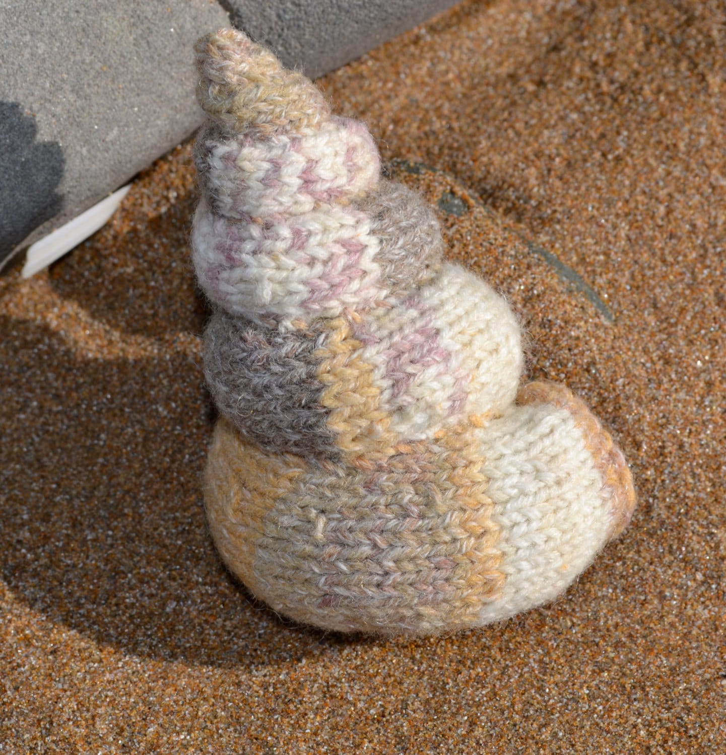 Modular Knitting Shell Shape Spiral Shell Knitting Pattern - Etsy