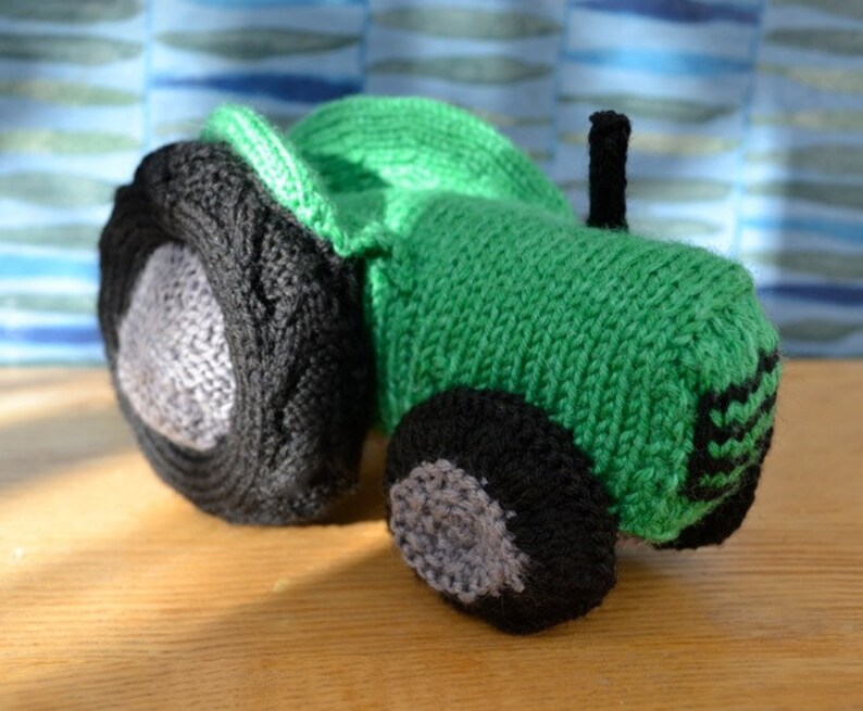 Vintage Tractor Knitting Pattern Etsy