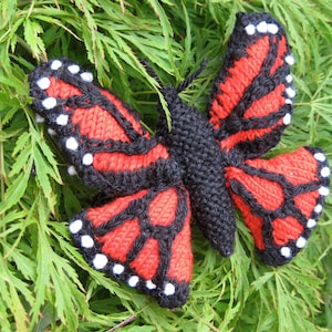 Monarch Butterfly Knitting Pattern