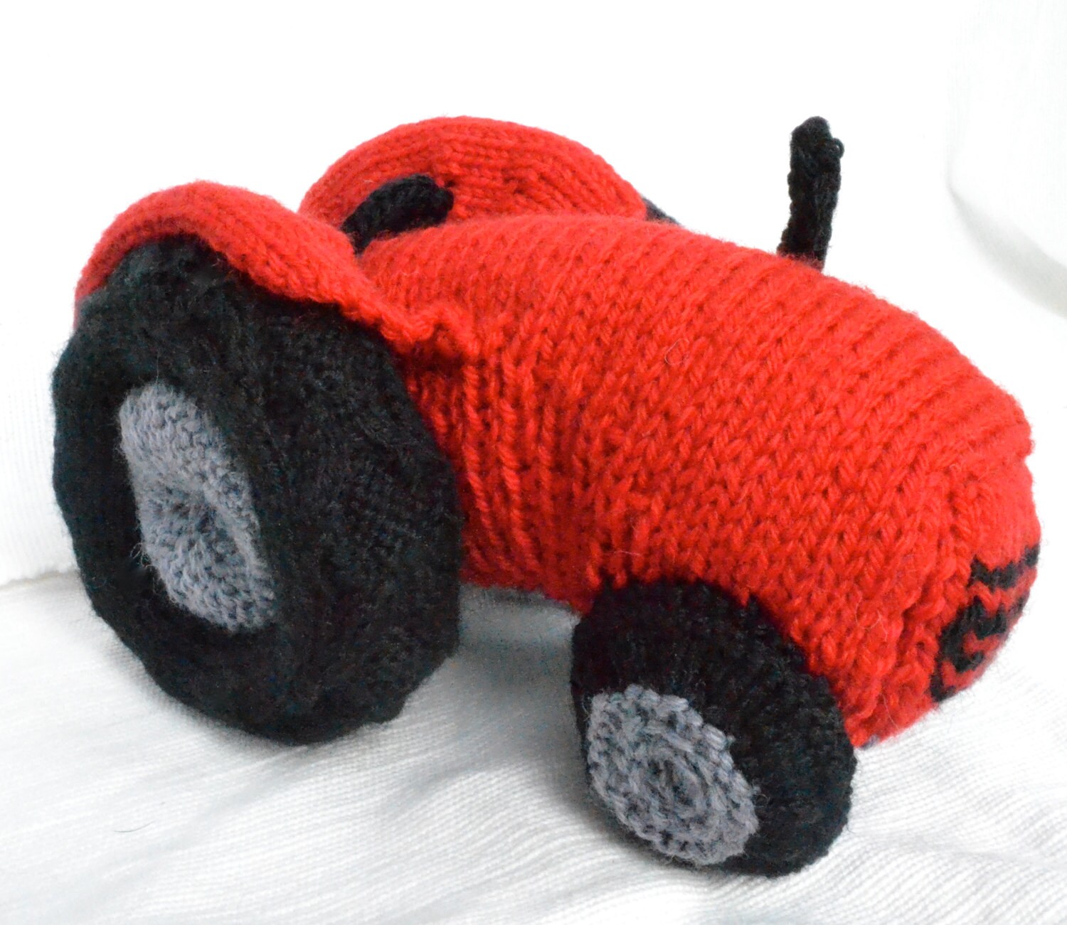 Vintage Tractor Knitting Pattern Etsy