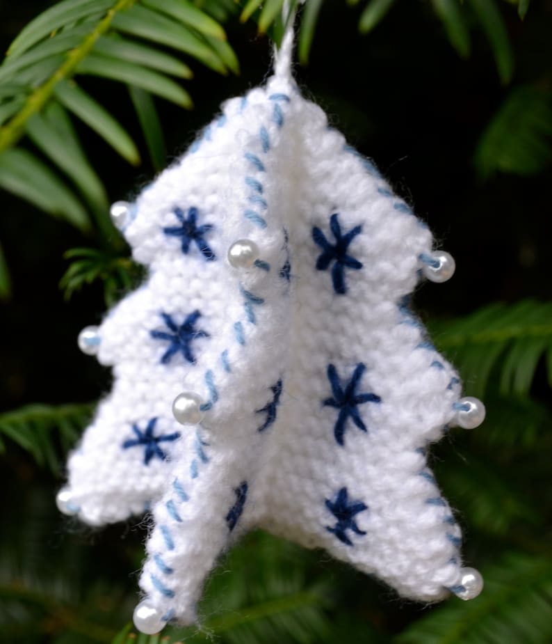 Little Christmas Tree Knitting Pattern Etsy UK