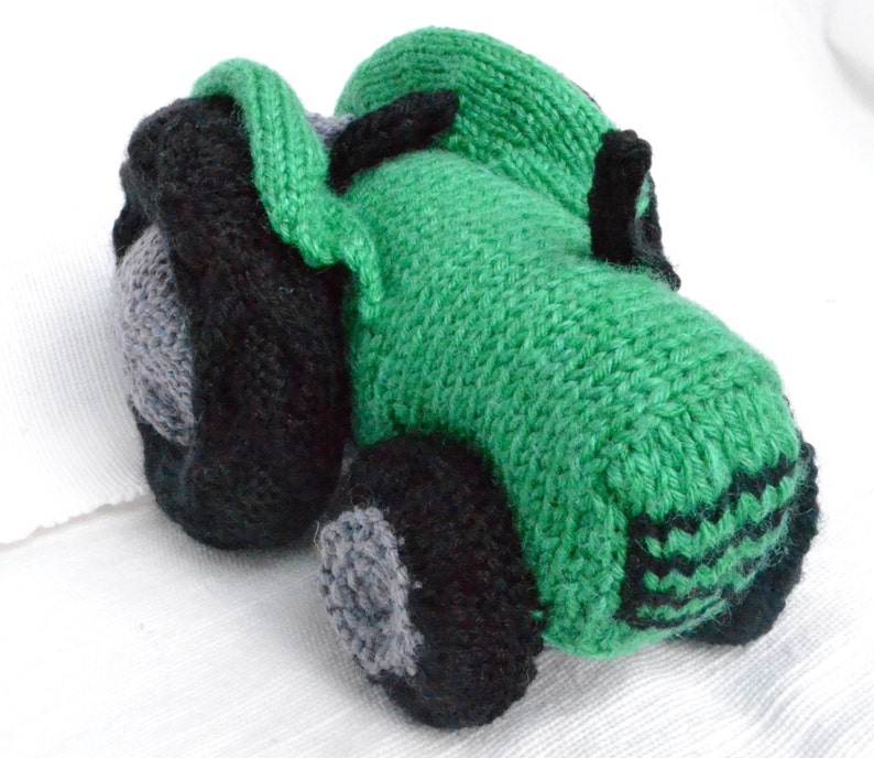 Vintage Tractor Knitting Pattern Etsy