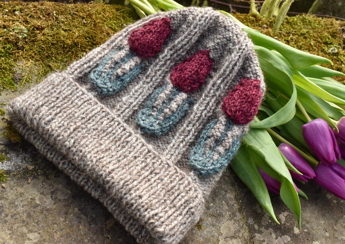 Tulip Hat Knitting Pattern - Etsy