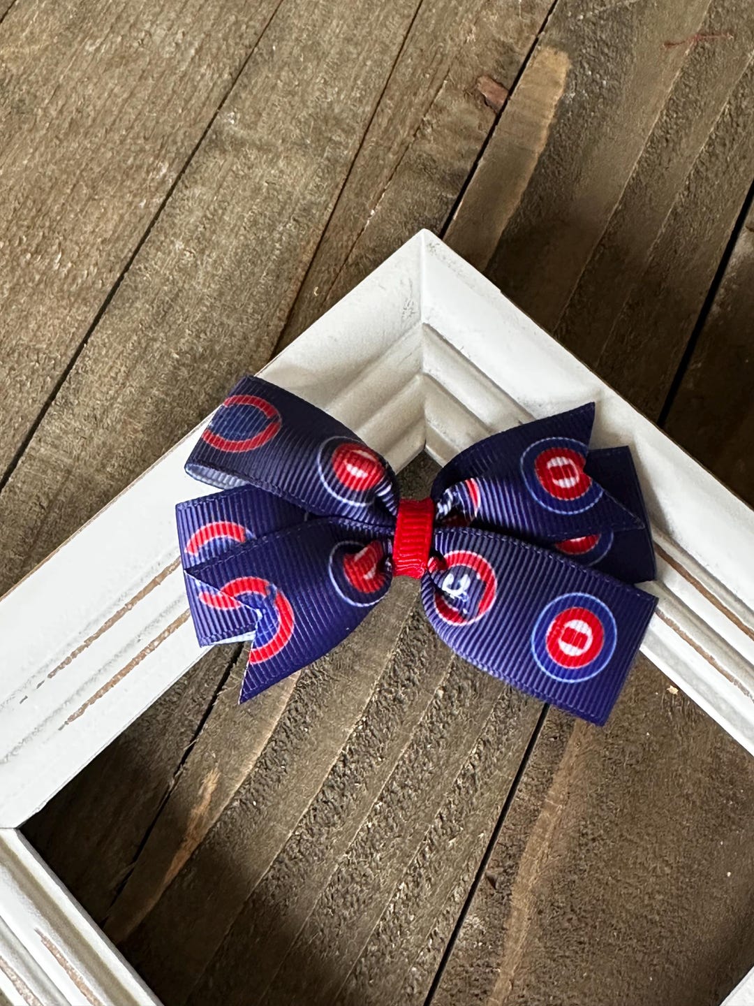 Chicago Cubs Small 3” Pinwheel Hair Bow - Etsy