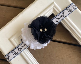 Chicago White Sox Shabby Chic Headband
