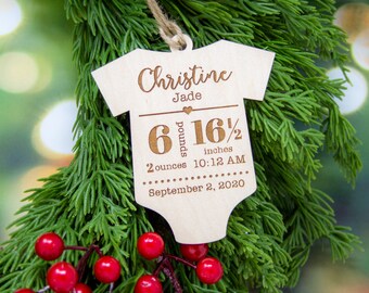 newborn christmas ornament