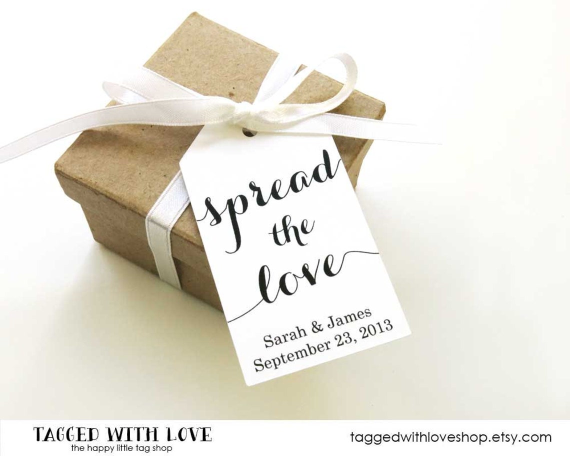 Spread the Love Tag Jam Wedding Favor Honey Wedding Favor Etsy