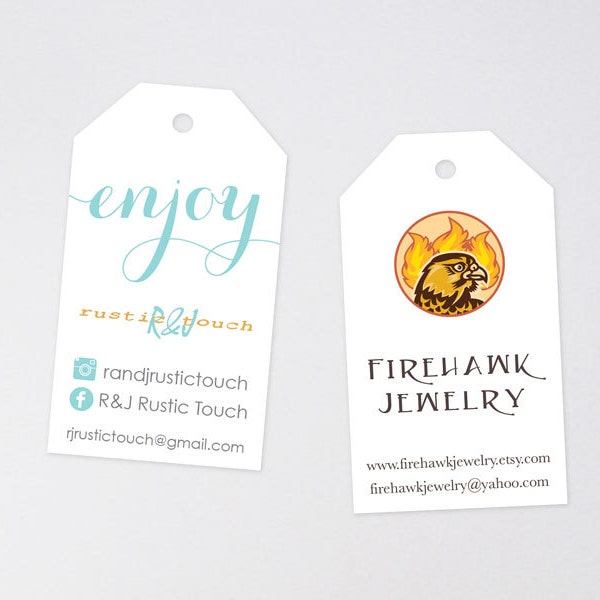 Logo Tags - Business Tags - Custom Tags