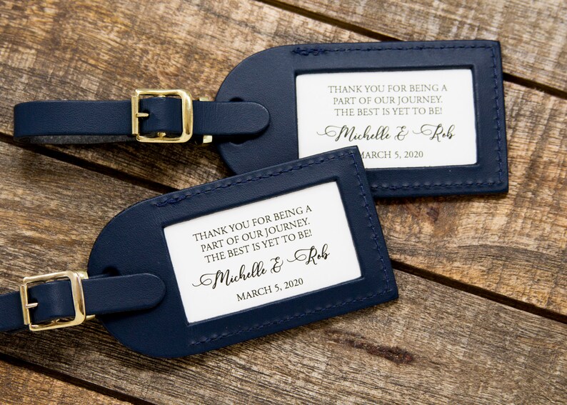 Wedding Favor Luggage Tag Inserts Wedding Favor Tags Etsy