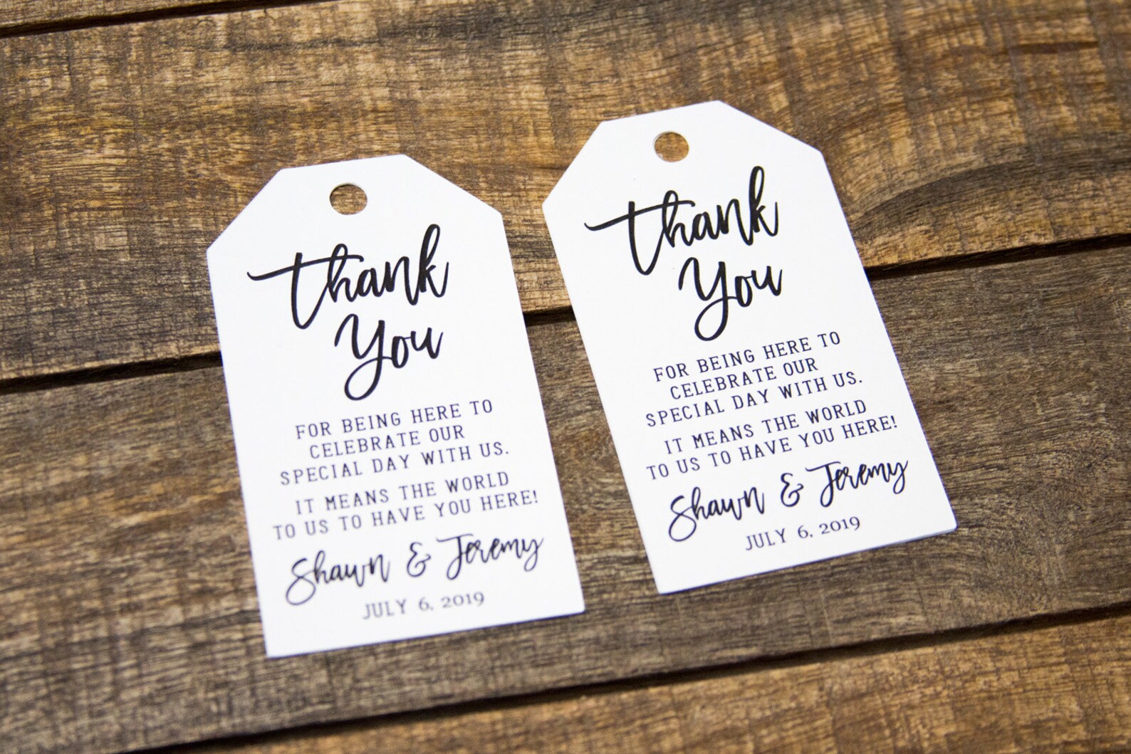 Thank You Tags Wedding Favor Tag Luggage Favor Tags Etsy