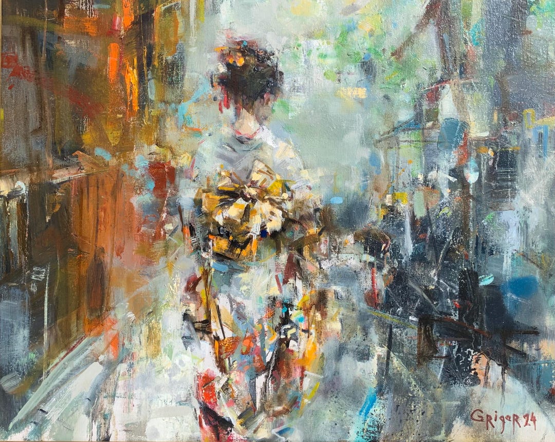 Original Oil Painting, Figure, Expressionistic Realism, Contemporary ...