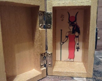 Goddess Isis Mini-Shrine Box