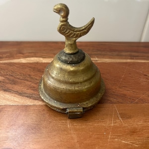 Vintage Brass Coffee Pot LID ONLY Middleastern Turkish Finial