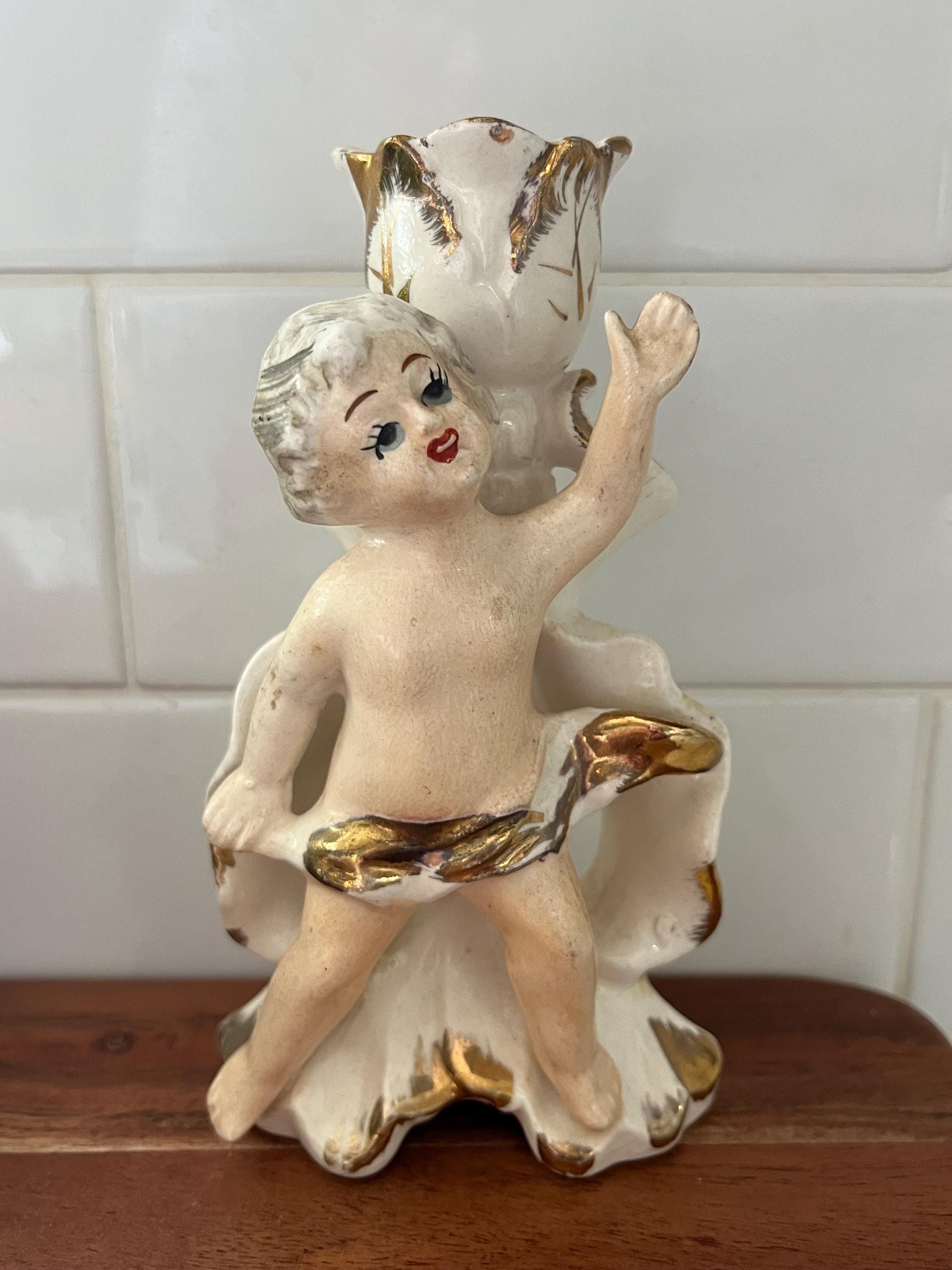 Porcelain Angel Lamp - Etsy