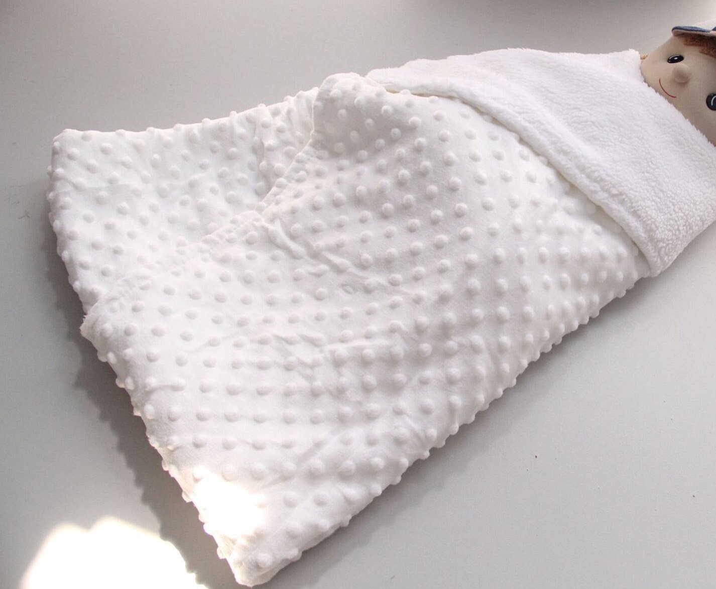 Couverture Bébé Polaire - 105cm X 75cm Divers Coloris