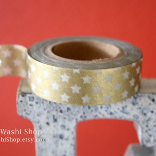 Gold Star Washi Tape