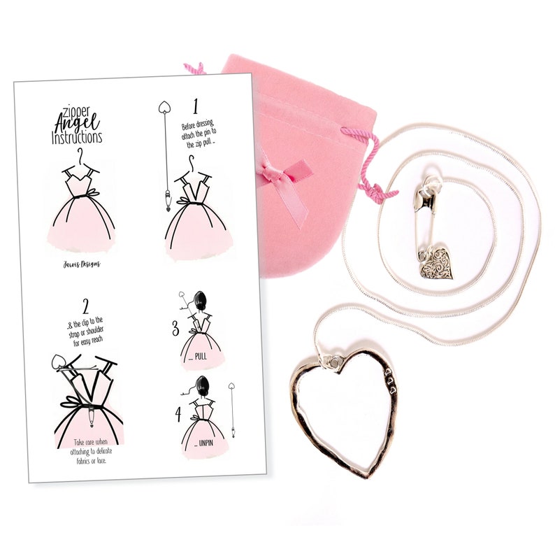 Zip Puller for Back Zip Dresses /& Clothing ZIPPER ANGEL Assistant Dressing Aid