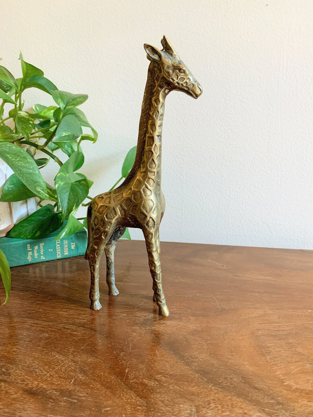 Vintage Large Brass Giraffe Statue Collectable Brass Animals - Etsy