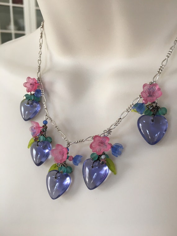 Vintage czech glass jewelry deals