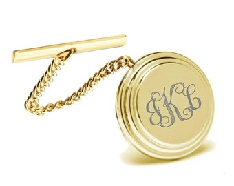 Engraved Gold Tie Pin Personalized Tie Tack Monogrammed Tie Pin Engraved Tie Pin Wedding Favors Best Man Groomsman Gifts Buy 6 Get 7th Free