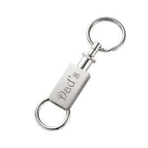 Super Z Outlet Pull-Apart Silver Key Ring Easy Detach Double Spring Split  Snap Separate Chain Convenient Accessory Gift (4 Pack)
