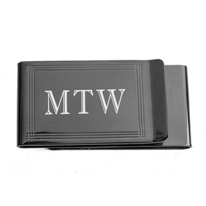 Clip para billetes personalizado, clip para billetes grabado, clip para billetes de bronce de doble cara y clip para billetes de doble cara, grabado personalizado gratis, regalo para el día del padre