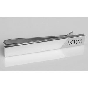 Personalized Tie Clip, Engraved Tie Clip, Silver Tie Bar, Groomsmen Gifts, Wedding Gifts, Tie Clip, Father&#39;s Day Gift, Buy 6 Get 7th Free