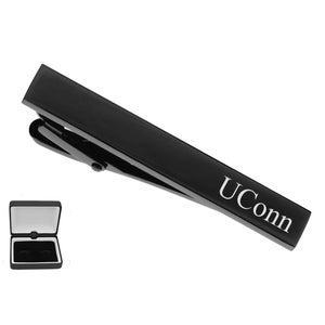 Personalized Tie Clip, Engraved Tie Clip, Gunmetal Black Tie Clip, Custom Tie Bar, Groomsmen Gifts, Wedding Accessories, Buy 6 Get 7th Free