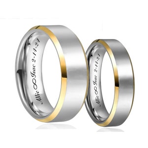 Custom engraved promise rings discount