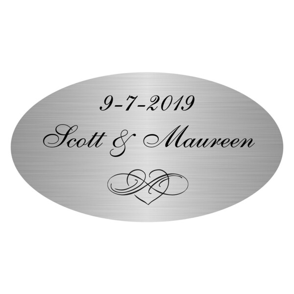 Custom Engraved Silver Plaques, Nameplates, Awards, Church, Club, Identification Plates, Employee, Recognition Plaques, Door Sign, Mail Box