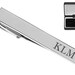 Personalized Tie Clip, Silver High Polished Tie Clip Custom Engraved Free, Groomsman Gifts, Wedding Accessories, Father's Day Gift