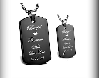 custom dog tags etsy
