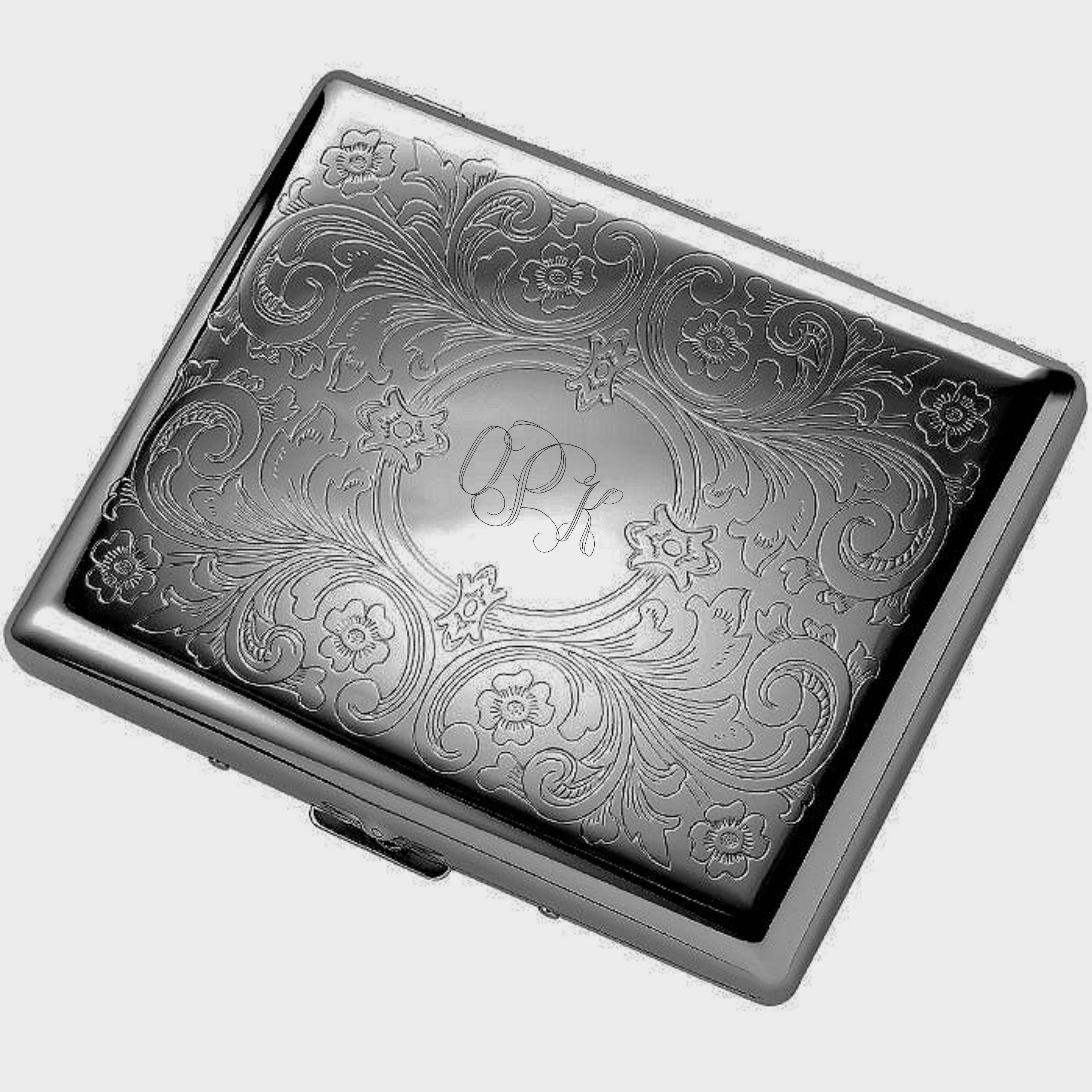 Personalized Cigarette Case Engraved Cigarette Holder Custom Etsy