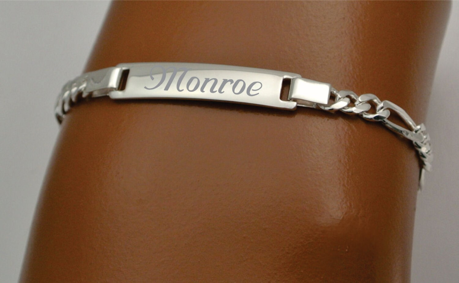 Personalised sterling silver slider bracelet - Donna Crain Accessories