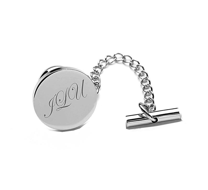 Personalized Tie Tack Engraved Tie Pin Monogrammed Tie Pin Etsy