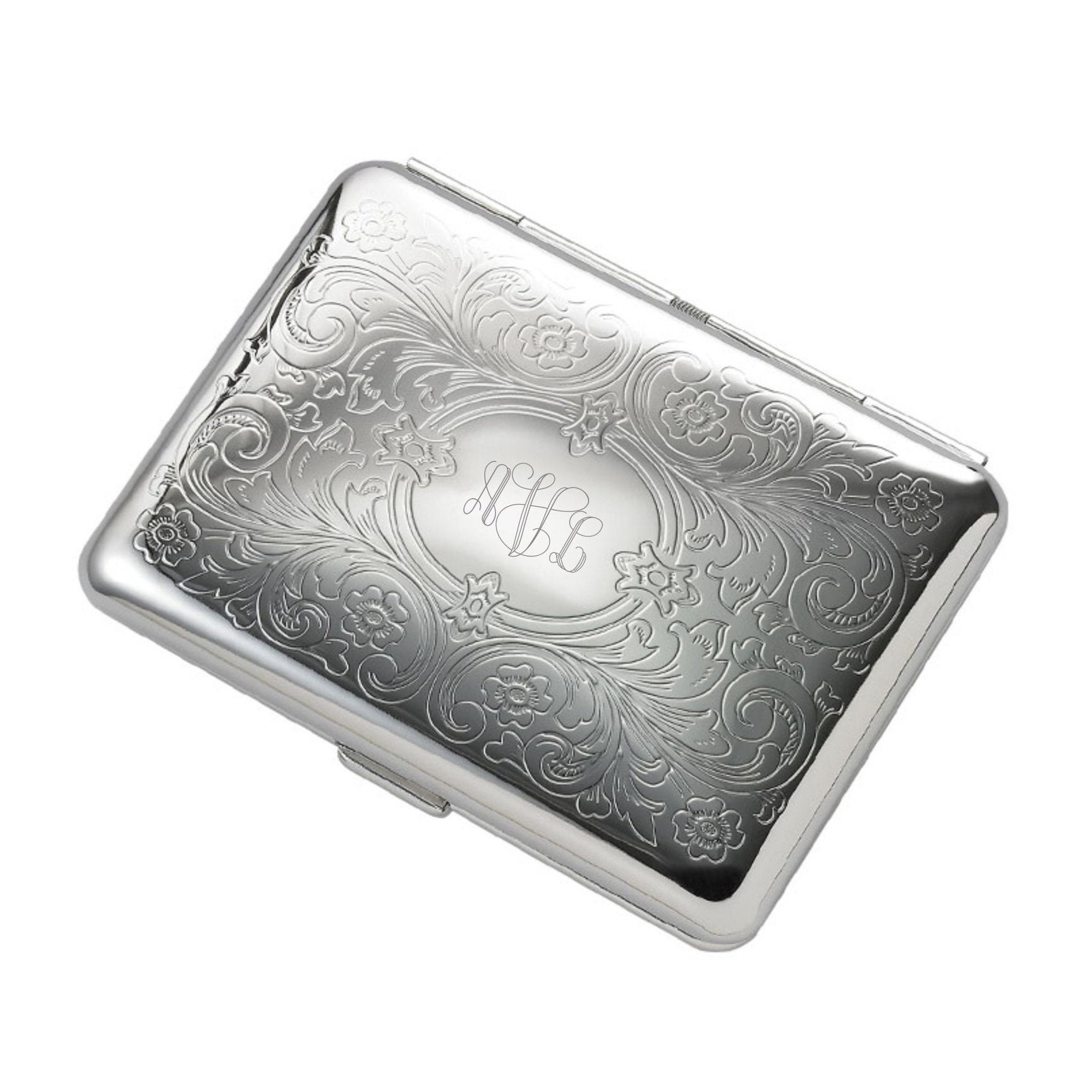 engraved cigarette case Carved Constantine Brass Whether youre shopping for a woman Custom Engraved Cigarette Case, Flip