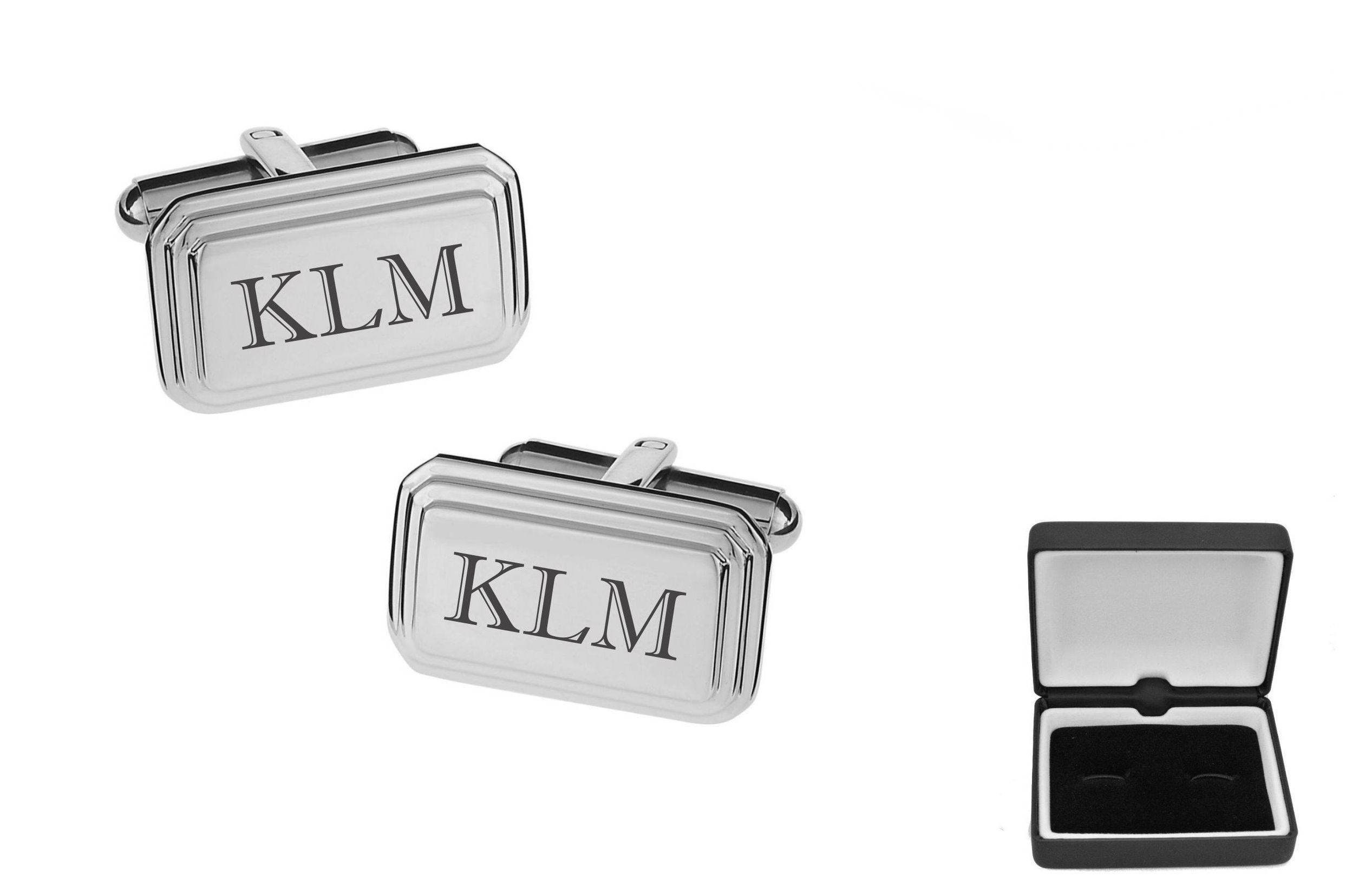 Personalized Cufflinks, Engraved Cufflinks, Silver Cufflinks, Custom Cufflinks, Monogrammed Cufflinks, Wedding Gifts, Buy 6 Get 7th Free