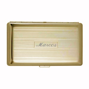 Personalized Cigarette Case, Engraved Cigarette Holder, Custom Monogrammed Cigarette Case, Customized Monogram Pocket Cigarillo Holder Gift
