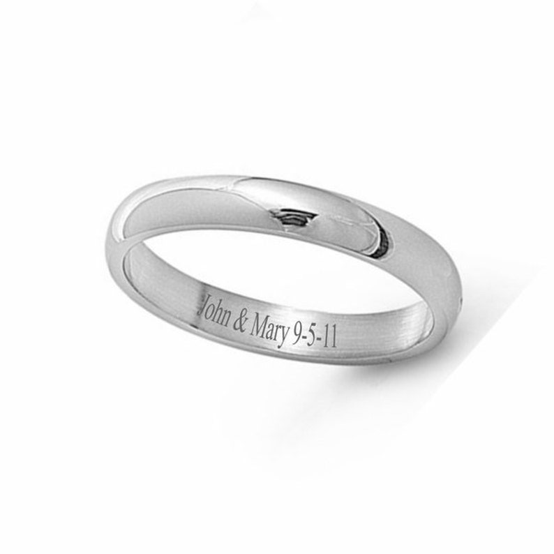 personalized wedding rings engraved