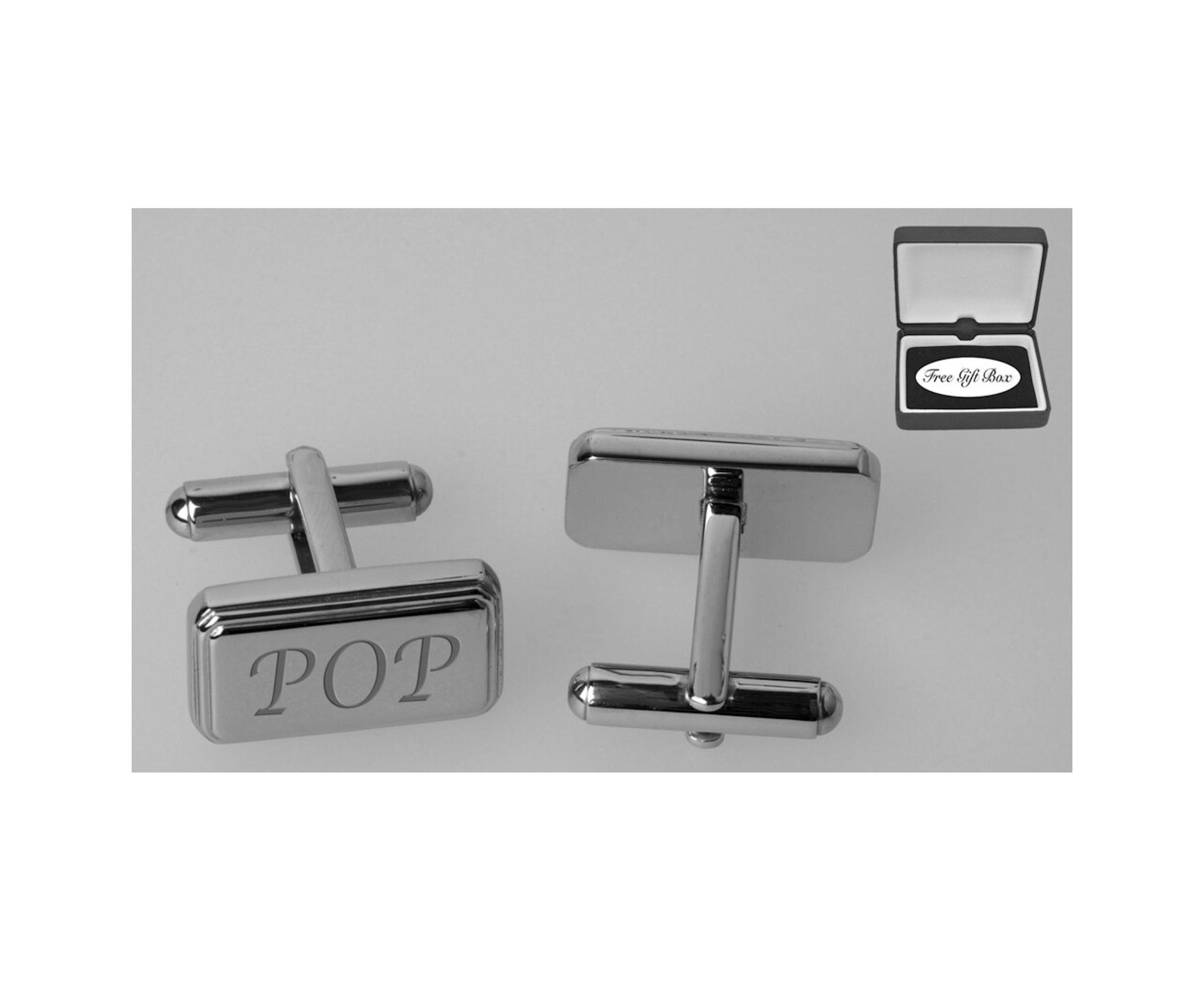 Personalized Cufflinks, Engraved Cufflinks, Monogrammed Cufflinks, Groomsmen Gifts, Wedding Gifts - Buy 6 Get 7th Free