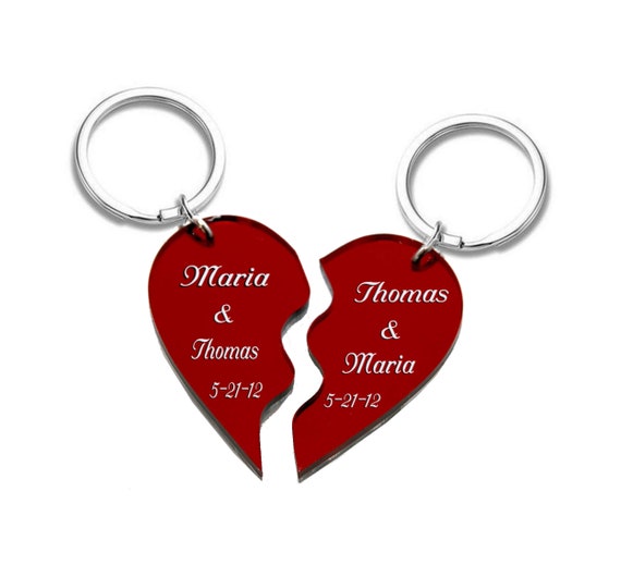Broken heart keyring clearance