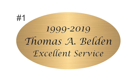 Custom Engraved Brass Plaques, Nameplates, Awards, Church, Club,  Identification Plates, Employee, Recognition Plaques, Door Sign, Mail Box 