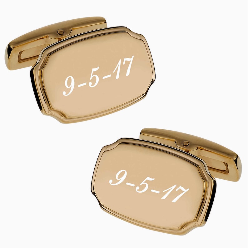Wedding Favors Engraved Cufflinks Gold Cufflinks Buy 6 Get 7th Free Personalized Cufflinks Monogrammed Cufflinks Groomsmen Gifts
