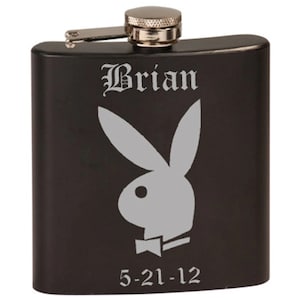 Personalized Stainless Steel 6oz  Flask