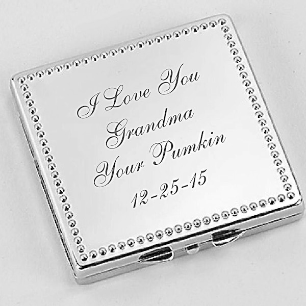 Powder Compact Mirror Etsy