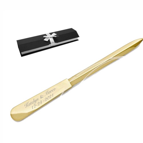 Personalized Letter Opener Custom Engraved Letter Opener Etsy