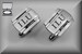 Personalized Cufflinks, Engraved Cufflinks, Stainless Steel Cufflinks, Monogrammed Cufflinks, Groomsman Gifts, Buy 6 Get 7th Free 