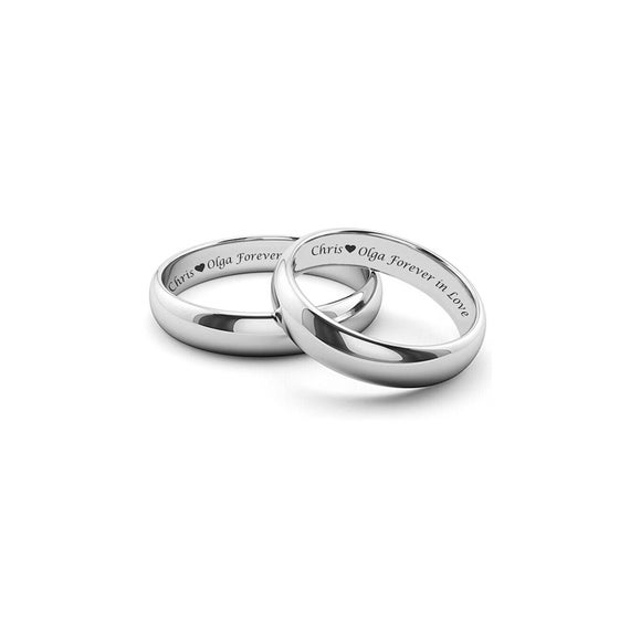 Silver Color Infinity Ring Personalized Or Non Customized Eternity Ring  Endless Love Gift Rings For Women (ri101995) - Customized Rings - AliExpress